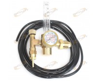 Argon CO2 Mig Tig Flow Meter Welding Weld Gas Regulator Gauge CGA580 w/ 12' Hose